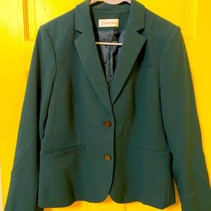 Calvin Klein Ladies Suit Jacket in Green